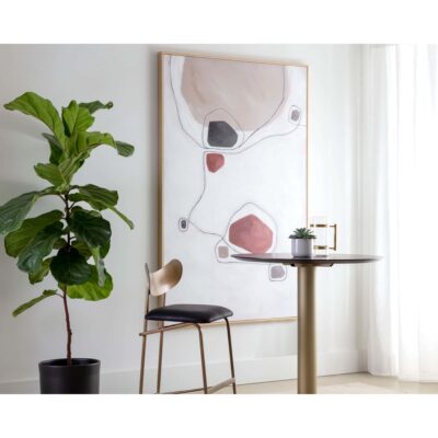 Alternative view of Connectivity - 72" X 48" - Natural Floater Frame