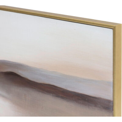 Alternative view of Desert Sands - 72" X 30" - Gold Floater Frame
