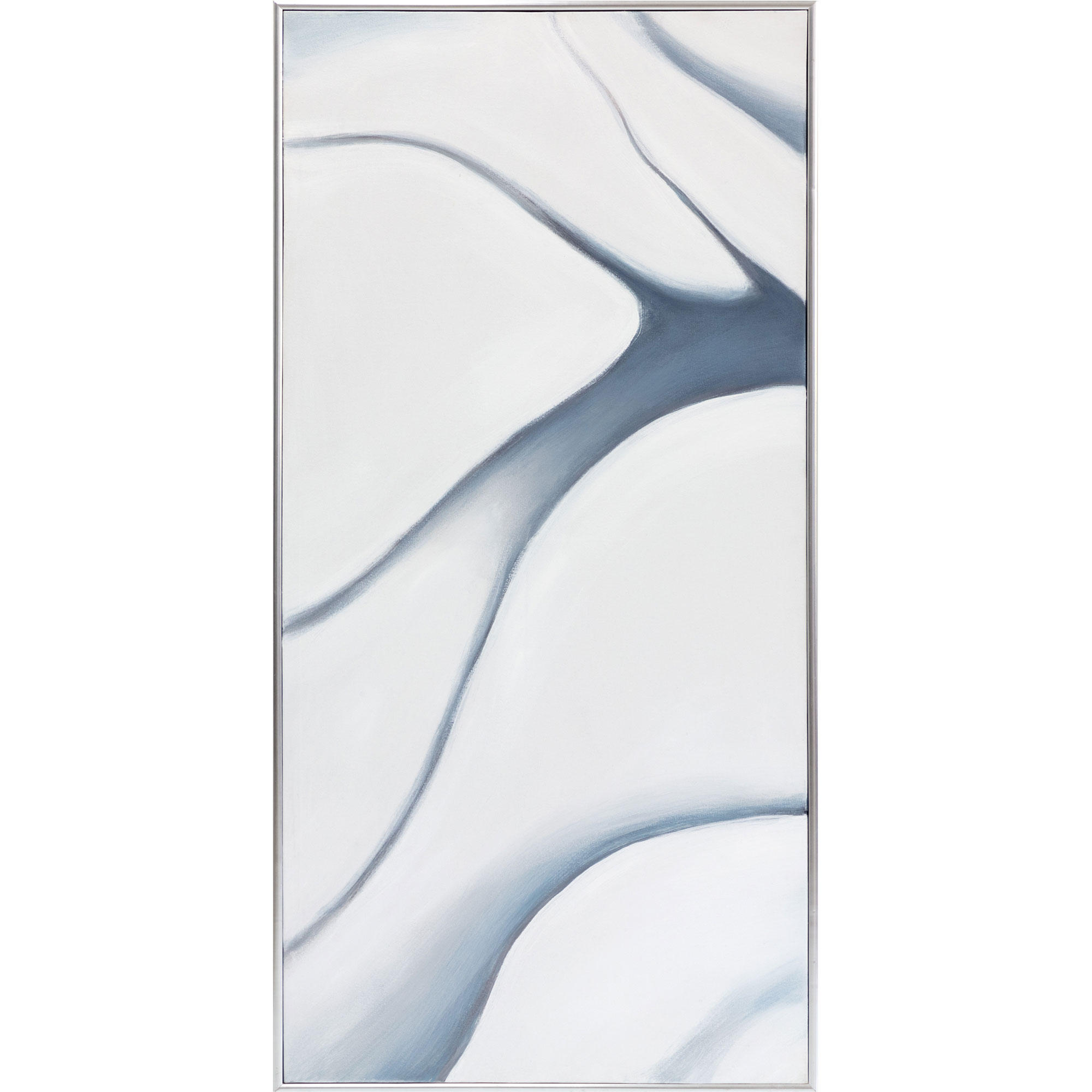 Meditation (Set Of 3) - 30" X 60" - Silver Floater Frame - Image 3