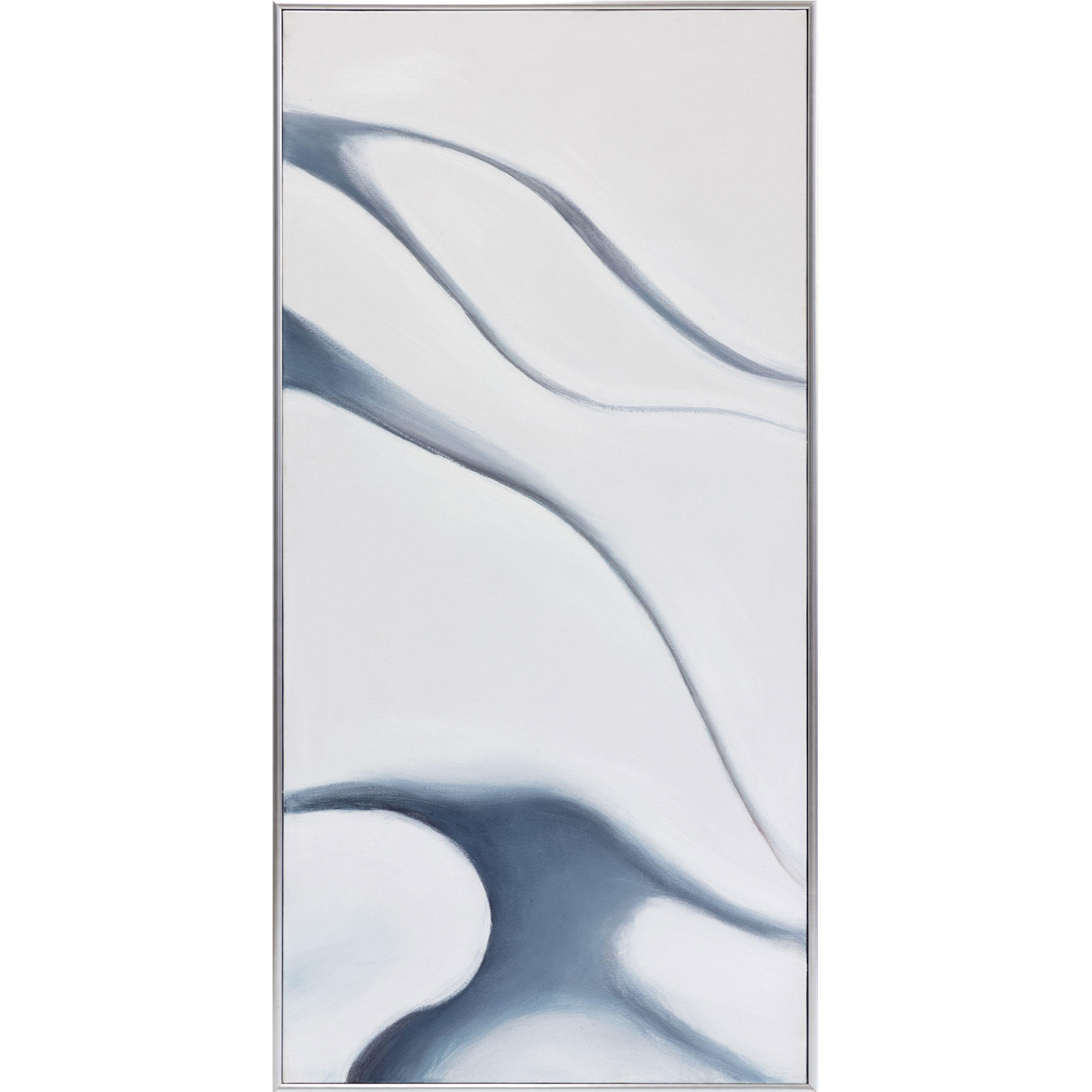 Meditation (Set Of 3) - 30" X 60" - Silver Floater Frame - Image 4