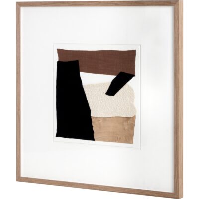 Alternative view of Family Dynamics Ii - 40" X 40" - Medium Brown Frame