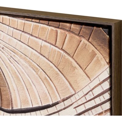 Alternative view of Turning Point Ii - 40" X 60" - Deep Brown Floater Frame