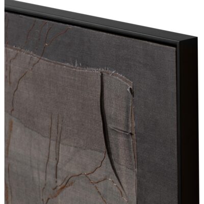 Alternative view of Enchanted Forest - 60" X 40" - Black Floater Frame - Brown