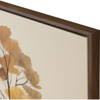 Alternative view of Still September - 30" X 30" - Brown Floater Frame