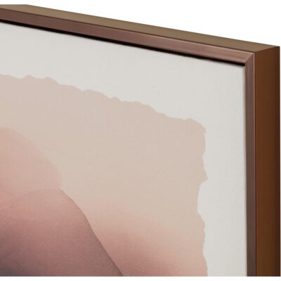 Alternative view of Dream State - 60" X 40" - Copper Floater Frame - Fire