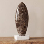 Boda Sculpture Dark Emperador Marble 8 Boda Sculpture Dark Emperador Marble - Image 4