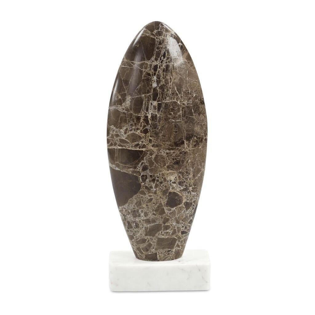 Boda Sculpture Dark Emperador Marble 1 Boda Sculpture Dark Emperador Marble