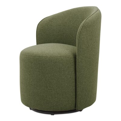 Alternative view of Sylvie Outdoor Swivel Dining Chair Green