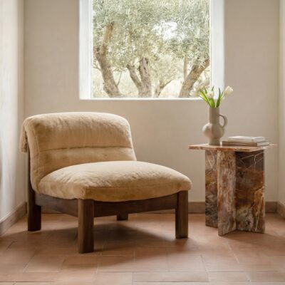 Alternative view of Pierce Accent Chair Faux Fur