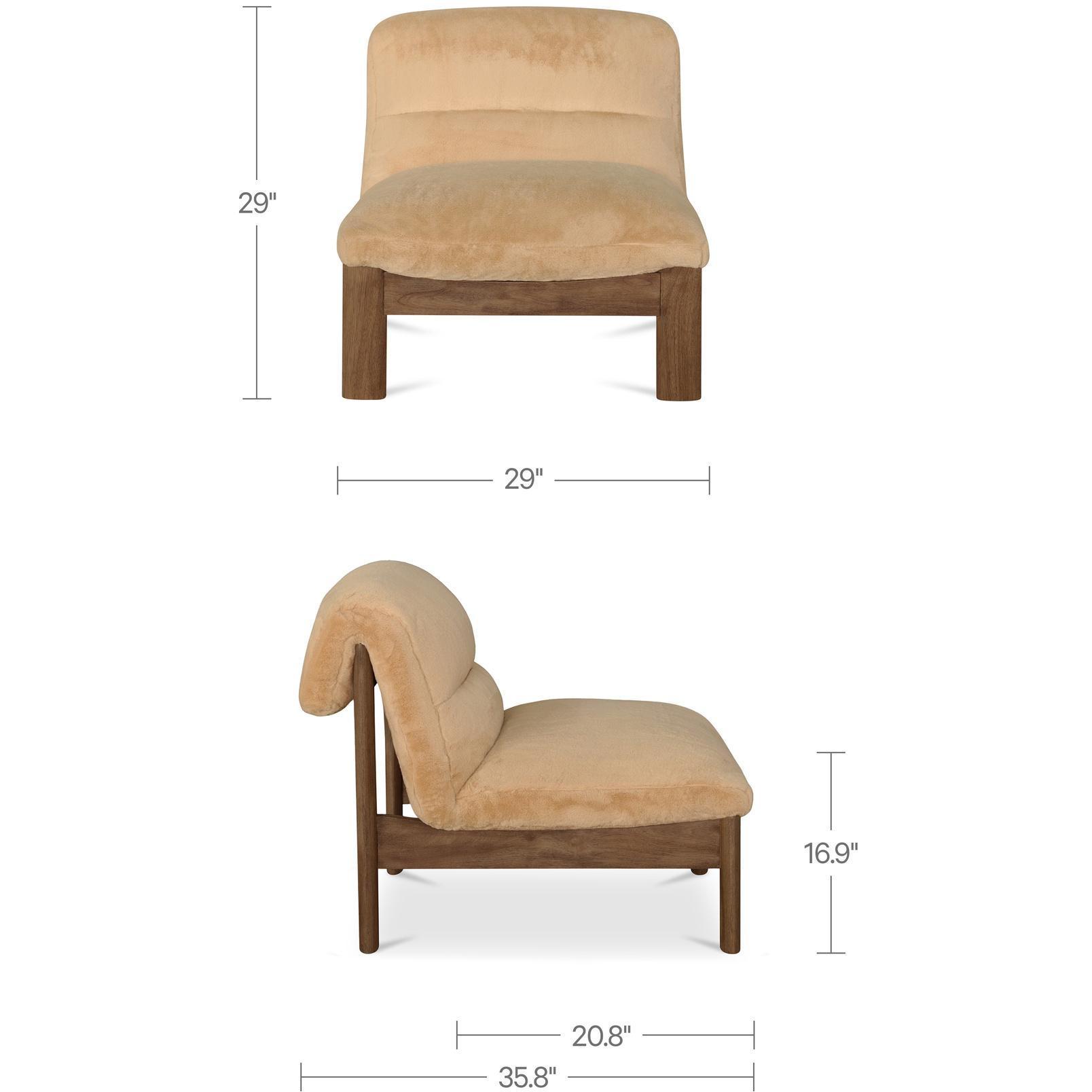 Pierce Accent Chair Faux Fur - Image 6