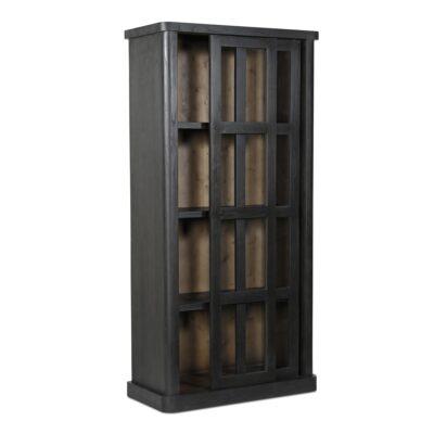 Alternative view of Mona Tall Cabinet Black