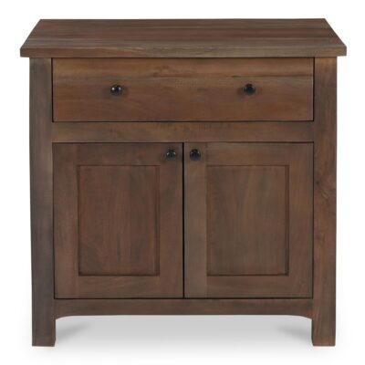 Gene Charging Nightstand Dark Brown