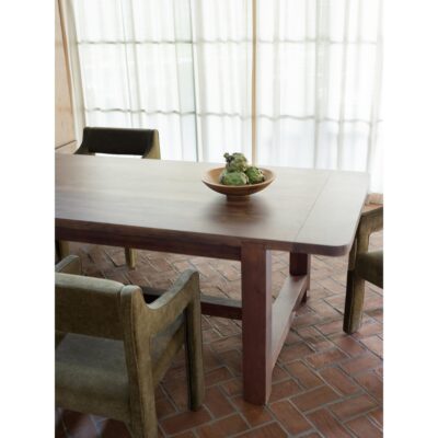 Alternative view of Wilson Dining Table Small Warm Brown