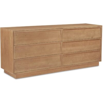 Alternative view of Hudson 6 Drawer Dresser Natural