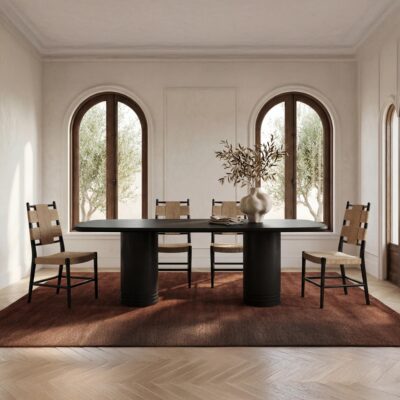 Alternative view of Daphne Dining Table Large Black
