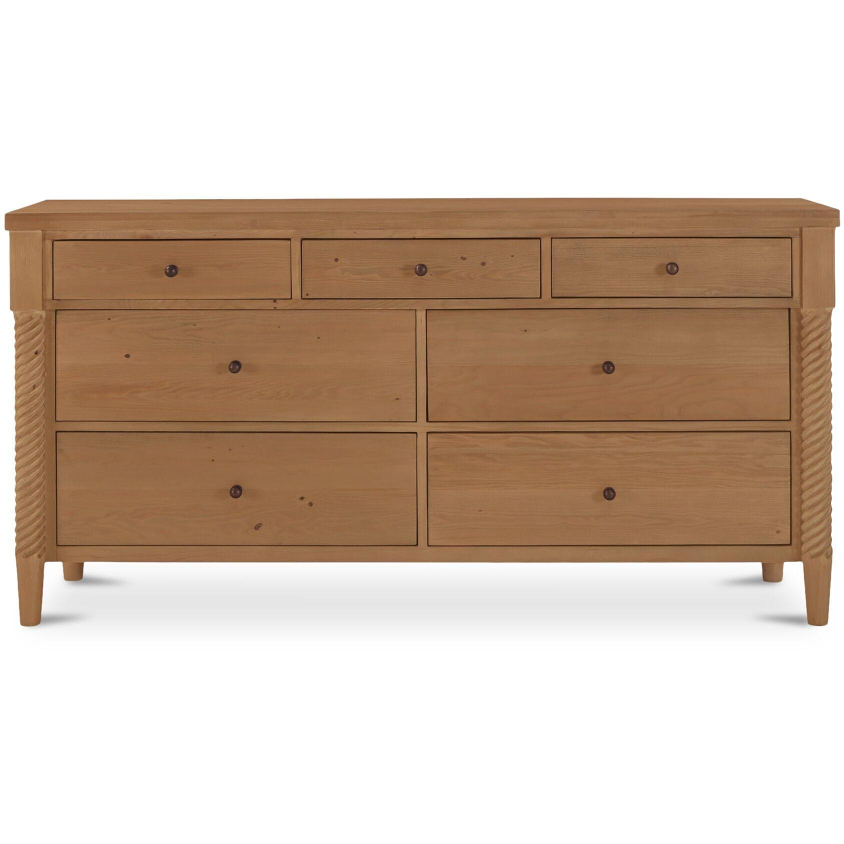 Joni 7 Drawer Dresser Natural