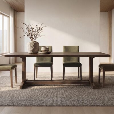 Alternative view of Samuel Dining Table Dark Brown