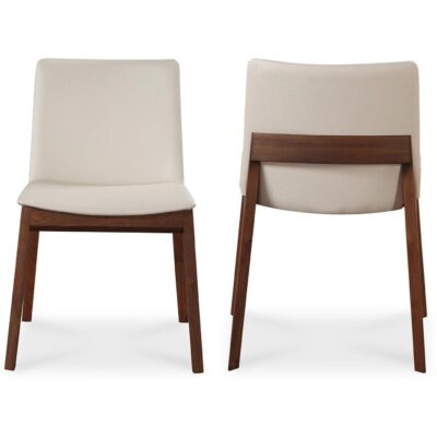 Alternative view of Deco Dining Chair White Pvc (Set of 2)