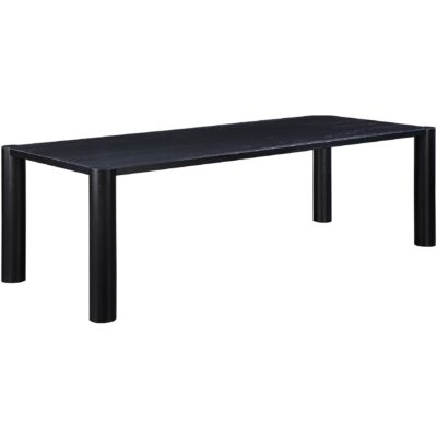 Alternative view of Post Dining Table Large Oak Black