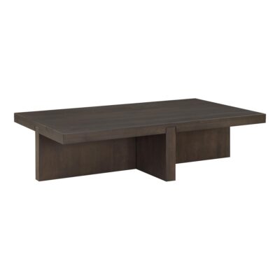 Alternative view of Folke Rectangular Coffee Table Dark Brown