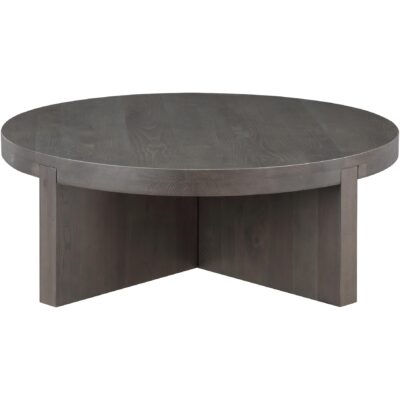 Folke Round Coffee Table Dark Brown