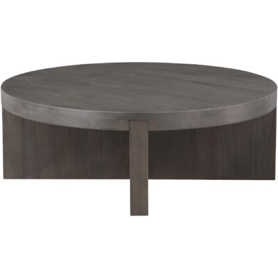 Alternative view of Folke Round Coffee Table Dark Brown