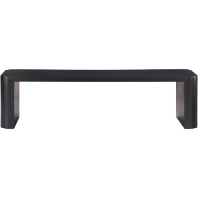 Alternative view of Post Small Dining Bench Black
