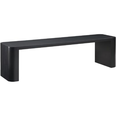Post Small Dining Bench Black