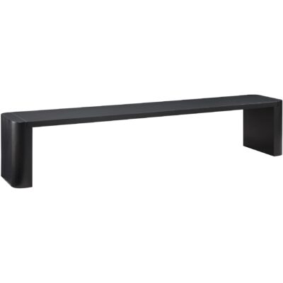 Post Large Dining Bench Black