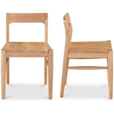 Alternative view of Owing Dining Chair Oak-Set of Two