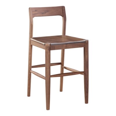 Alternative view of Owing Counter Stool Walnut Brown