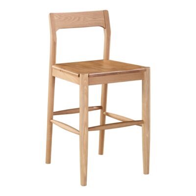 Alternative view of Owing Counter Stool Natural Oak