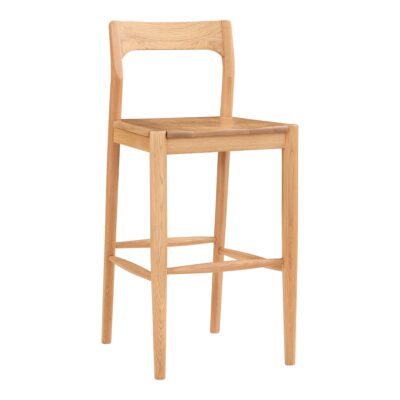 Alternative view of Owing Barstool Natural Oak