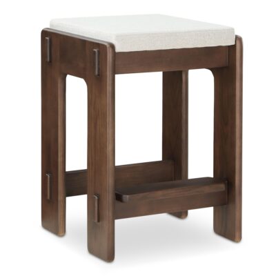 Alternative view of Ashby Counter Stool Walnut Brown