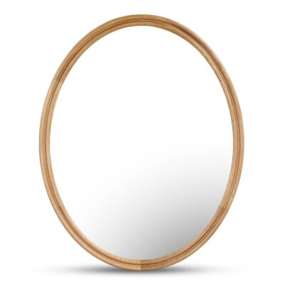 Alcott Oval Mirror Oak