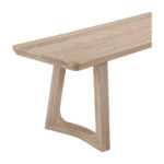Silas Dining Bench Oak - Image 6