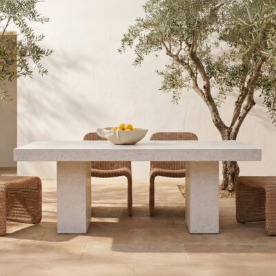 Alternative view of Antonius Outdoor Dining Table Terrazzo