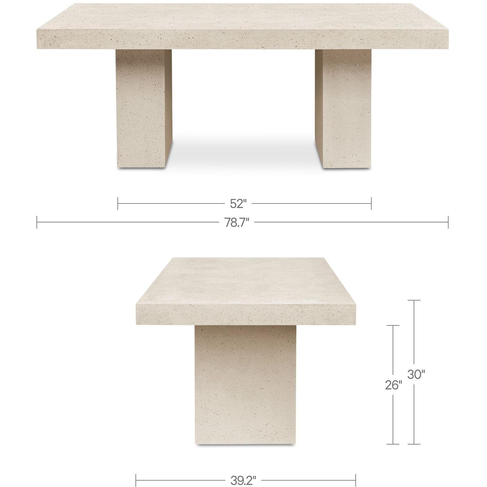 Antonius Outdoor Dining Table Terrazzo - Image 3