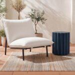Taffy Accent Table Navy  Blue - Image 4