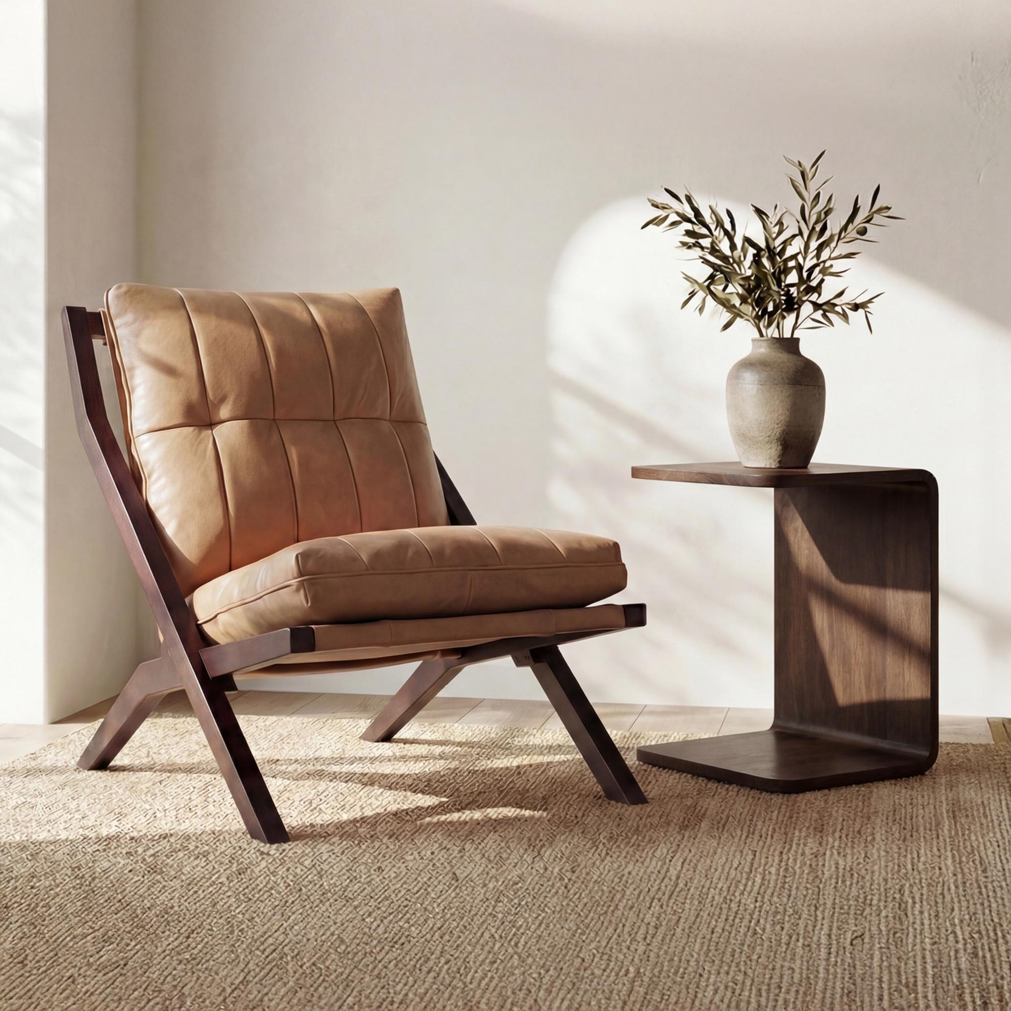 Carrie Side Table Dark Brown - Image 2