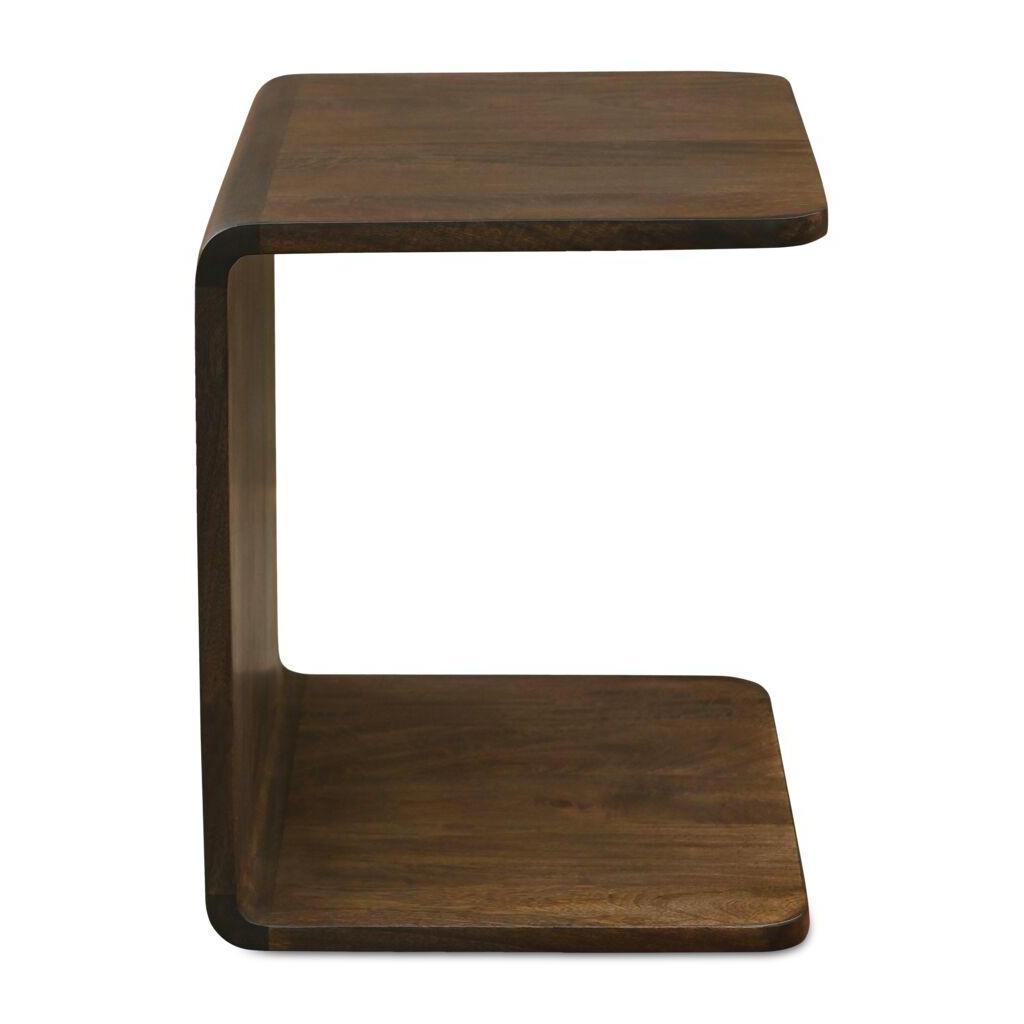 Carrie Side Table Dark Brown