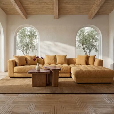 Alternative view of Abi Nesting Coffee Table Levante Marble