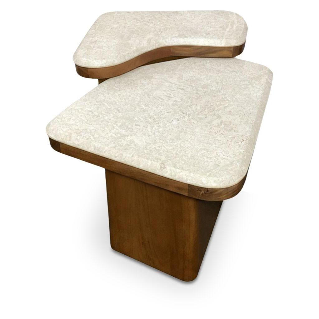 Abi Nesting Coffee Table Beige Cosmos Marble 3 Abi Nesting Coffee Table Beige Cosmos Marble - Image 3