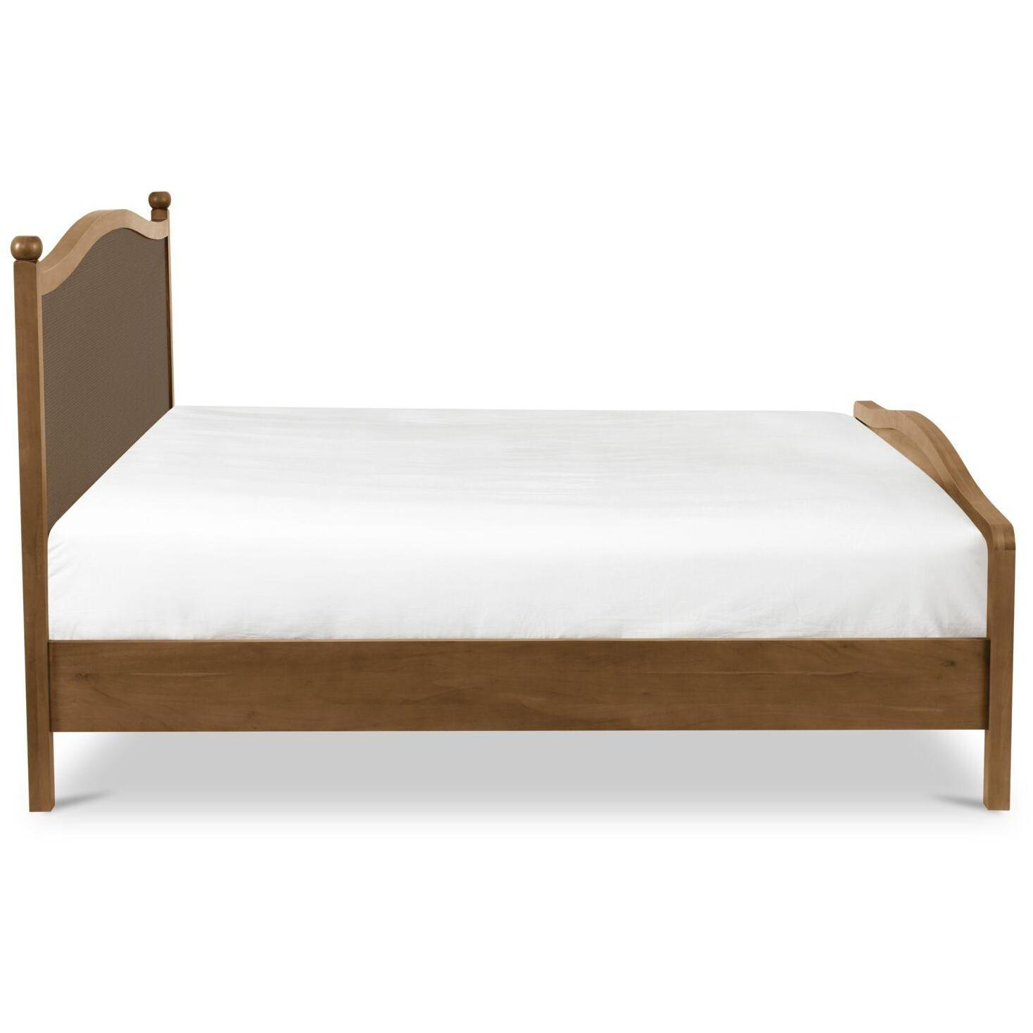 Eve Queen Bed Brown 4 Eve Queen Bed Brown - Image 4