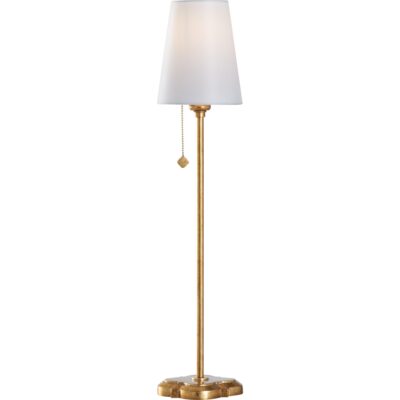 Quatrefoil Table Lamp - Gold Leaf