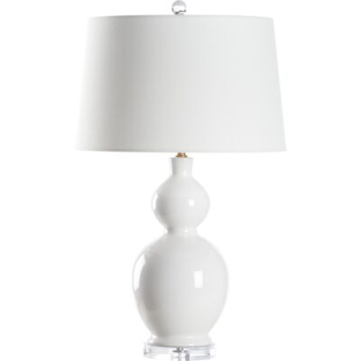 Alternative view of Murano Ceramic Lamp - White