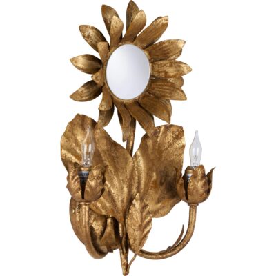 Alternative view of Sunflower Wall Sconce - Gold