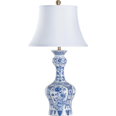 Alternative view of Dutch Delft Lamp