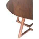 Godenza Dining Table Round Walnut - Image 5