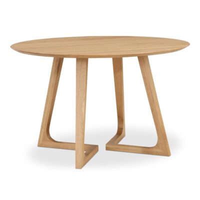 Alternative view of Godenza Round Dining Table Oak